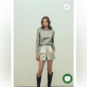 The Femm Sarah Sweatshirt  Silver